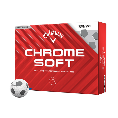 Chrome Soft Truvis Personalized Overrun Golf Balls - View 1